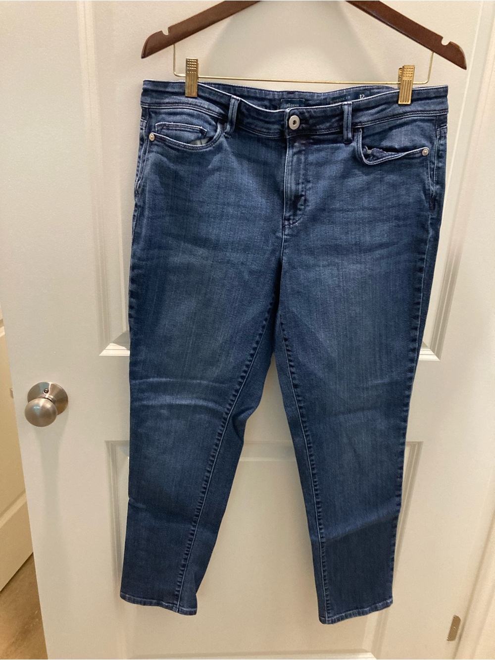 J. Jill 12T Authentic FitClassic Mid-Rise Women's Blue Jeans